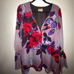 RARE SMYM (Show Me Your MuMu) Beauty and the Rose Tunic
